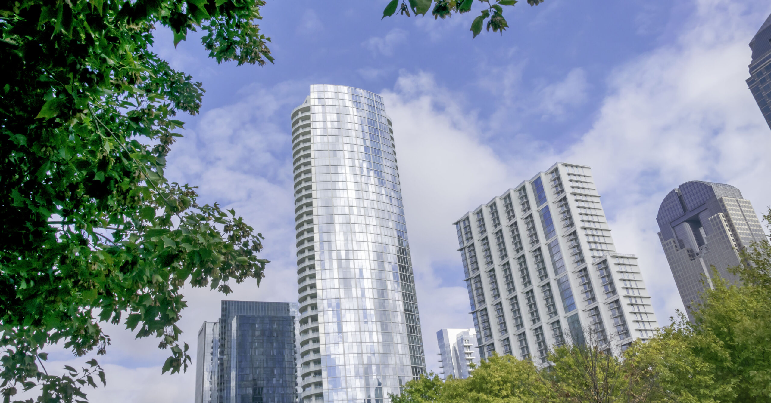 Dallas Skyline from Klyde Warren Park